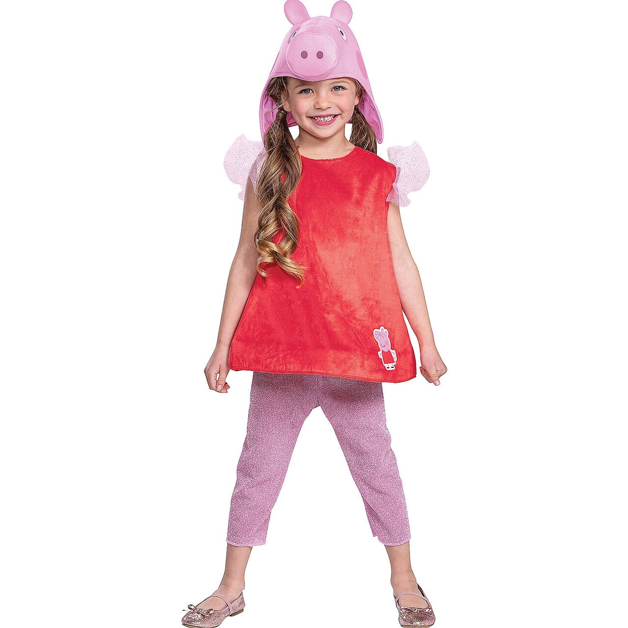 Peppa Pig Classic Girls size M 3/4T Official Nick Jr Character Halloween Costume Disguise
